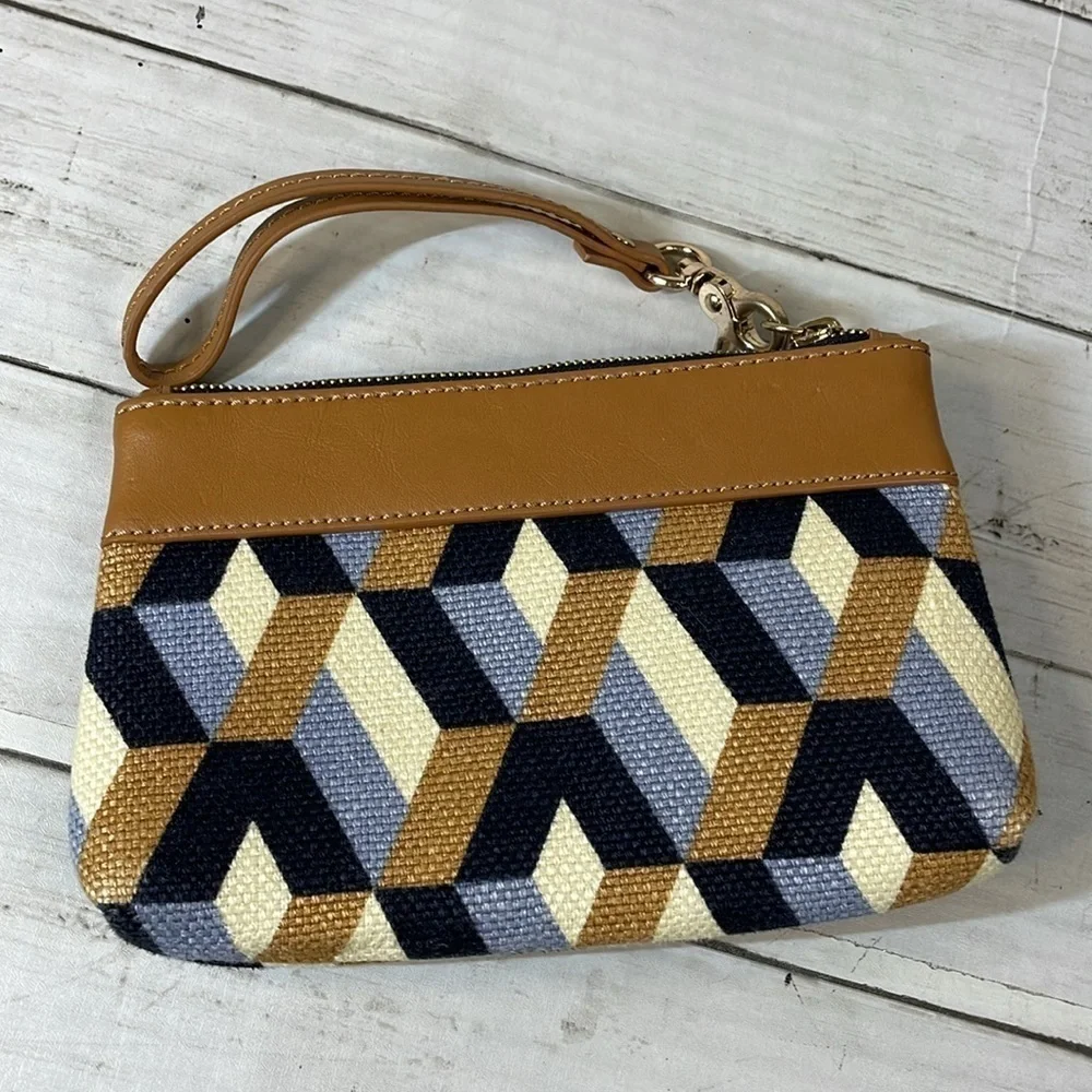 Spartina 449 Bateau Bleu Tassel Wristlet
